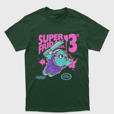 Camiseta Básica Unissex Super Mario Sexta Feira 13
