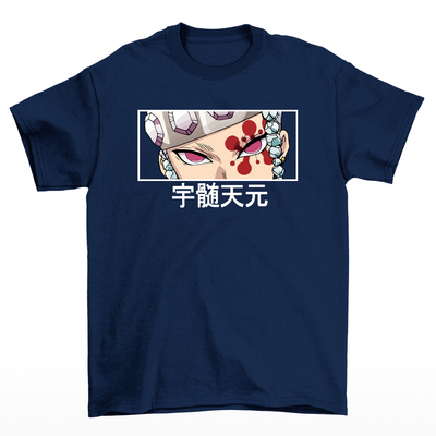 Camiseta Básica Azul marinho Hashira do anime Demon Slayer
