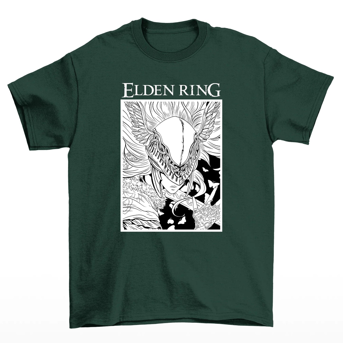 Camiseta Básica Malenia Elden Ring-verde