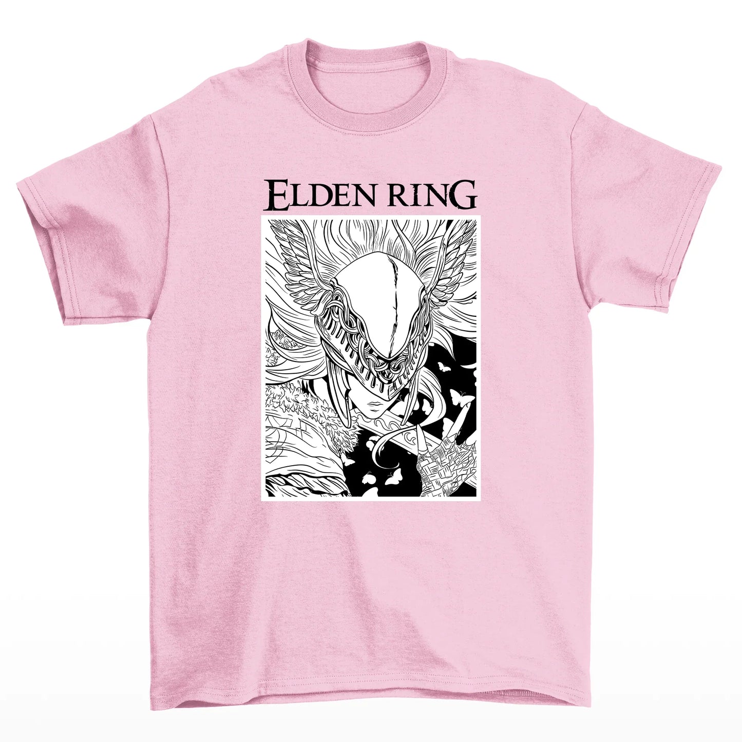 Camiseta Básica Malenia Elden Ring-rosa bebe