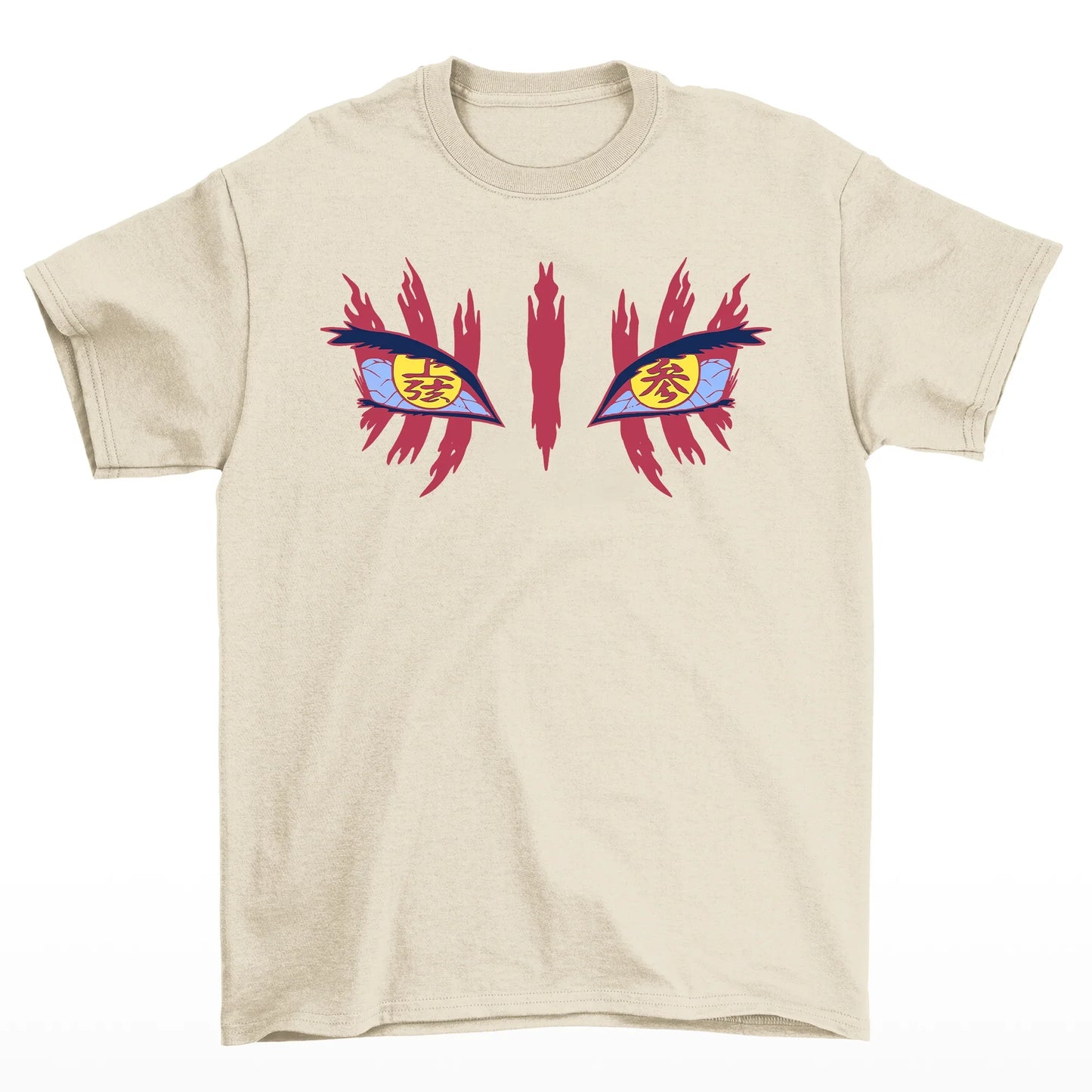 Camiseta Básica Akaza Lua Superior Demon Slayer- pérola