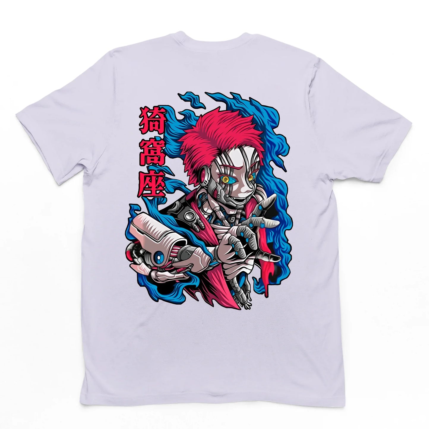 Camiseta Básica Cyber Akaza Demon Slayer Art- LILÁS