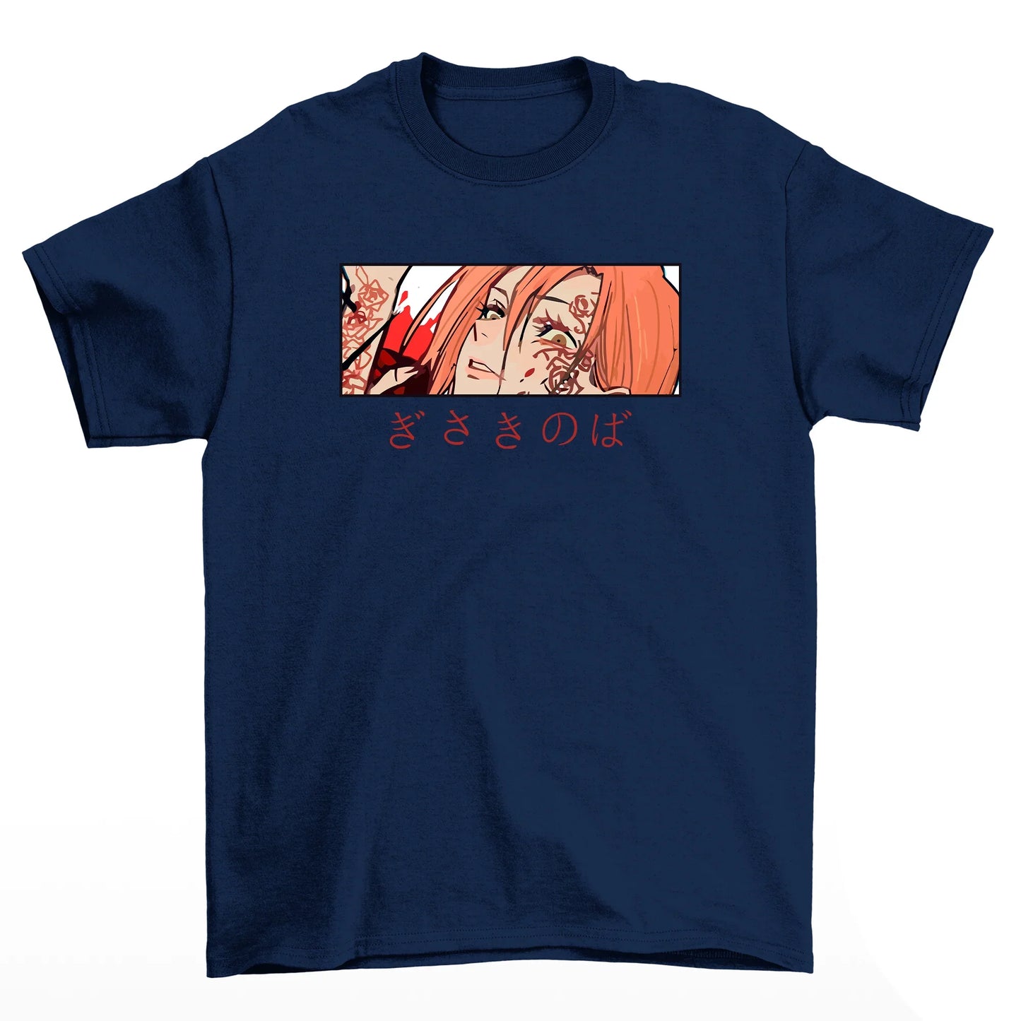 Camiseta Básica Nobara Jujutsu Kaisen- azul-marinho