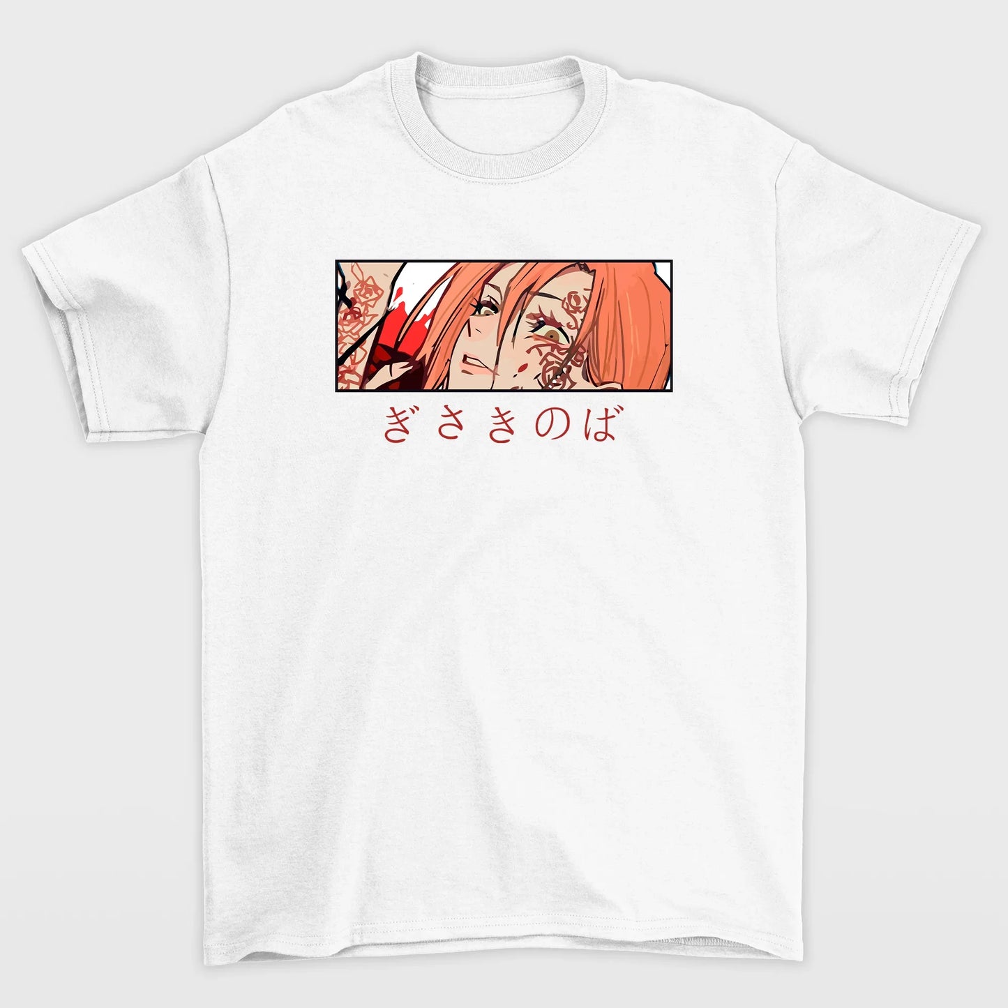 Camiseta Básica Nobara Jujutsu Kaisen- branco