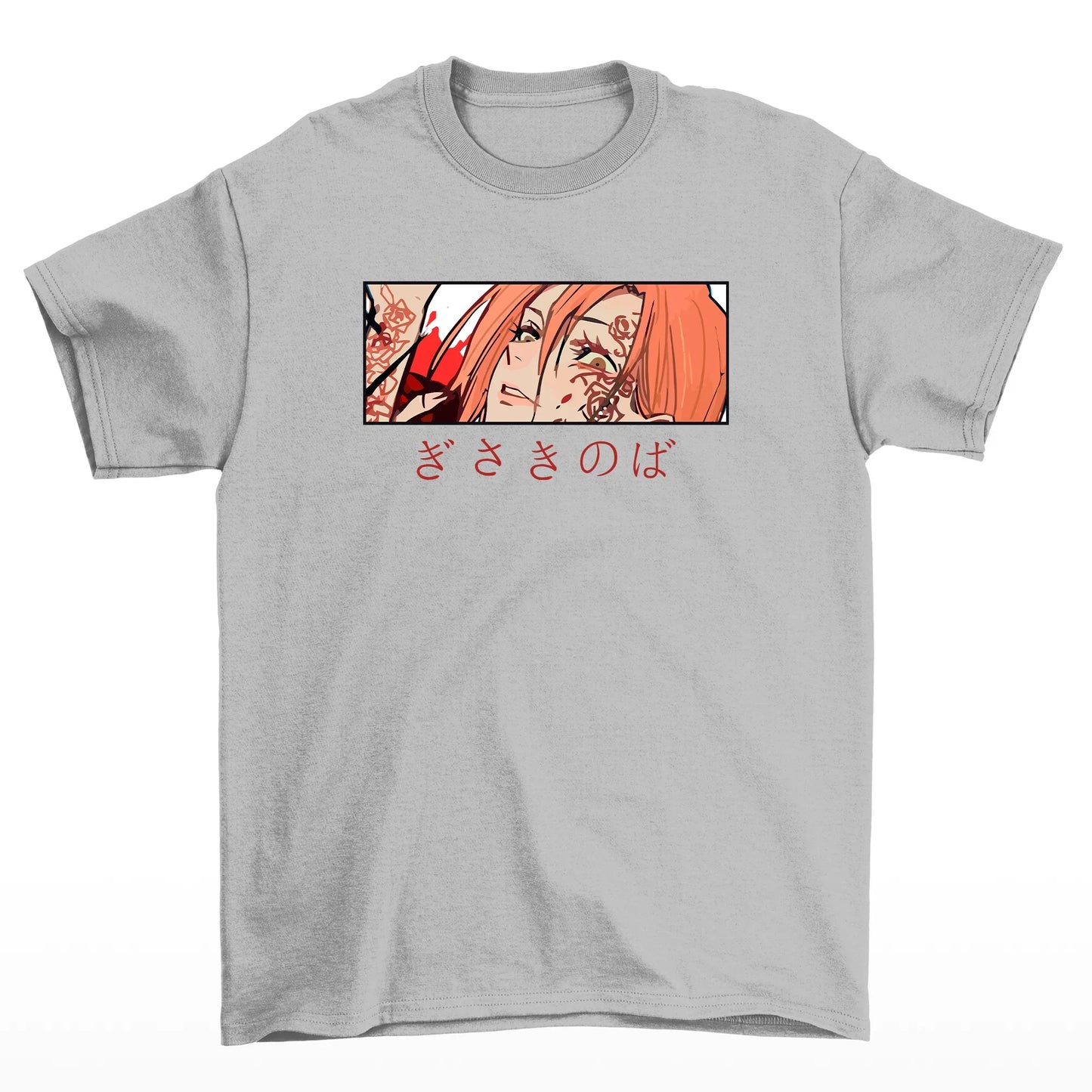 Camiseta Básica Nobara Jujutsu Kaisen- cinza