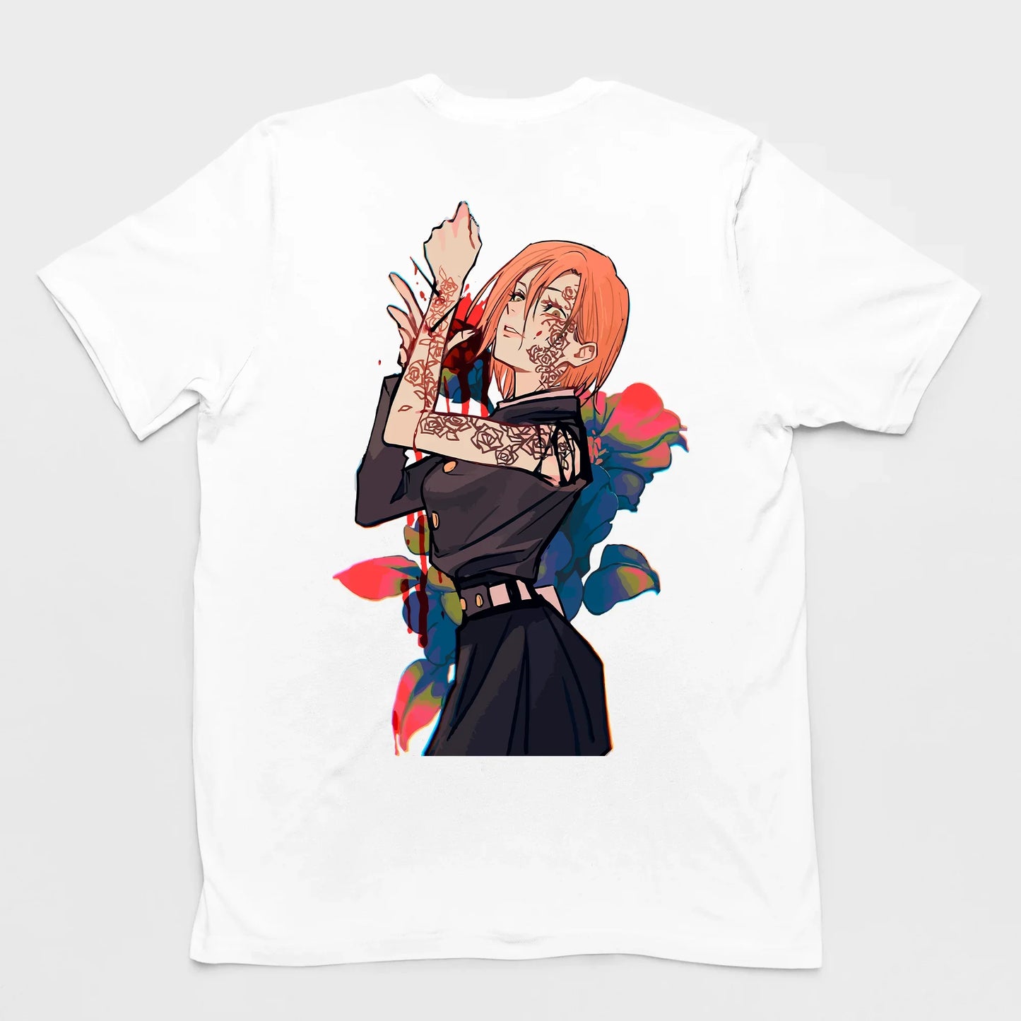 Camiseta Básica Nobara Jujutsu Kaisen- branco