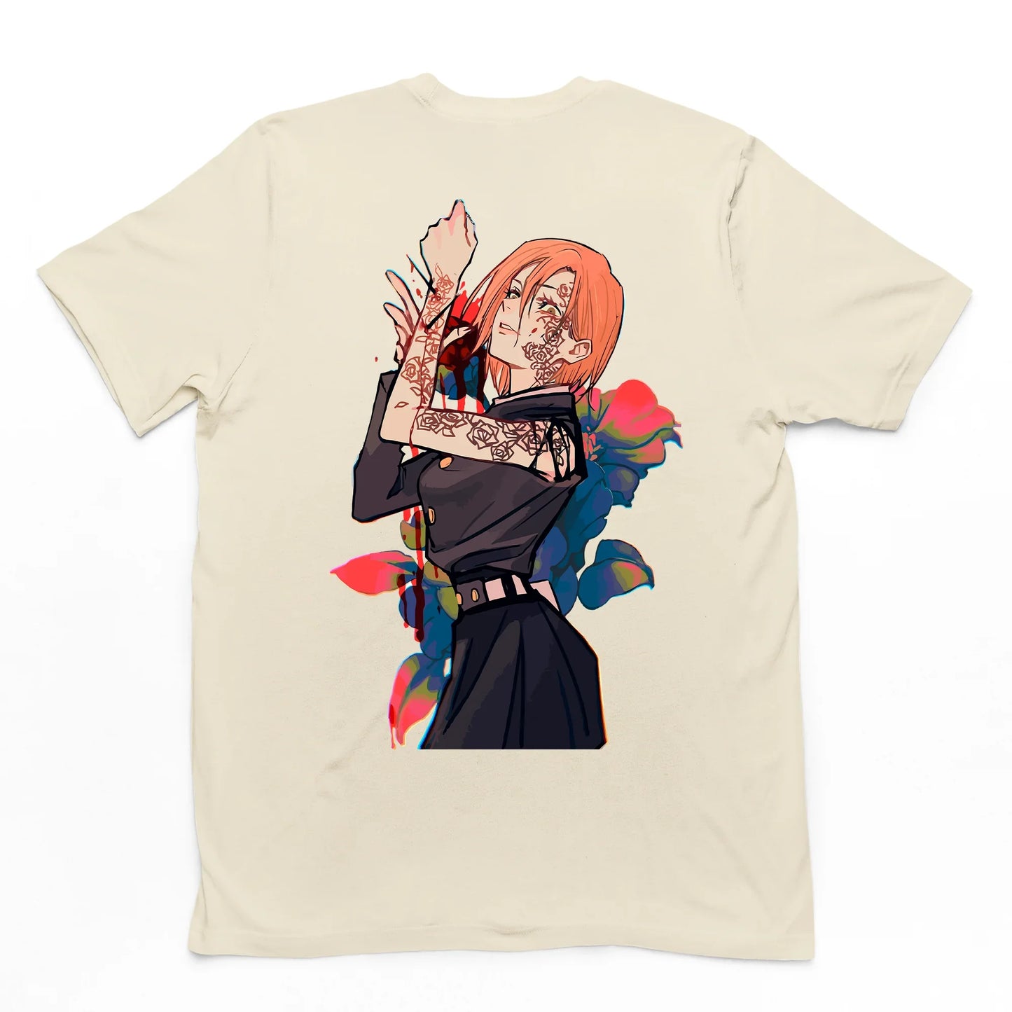 Camiseta Básica Nobara Jujutsu Kaisen- pérola