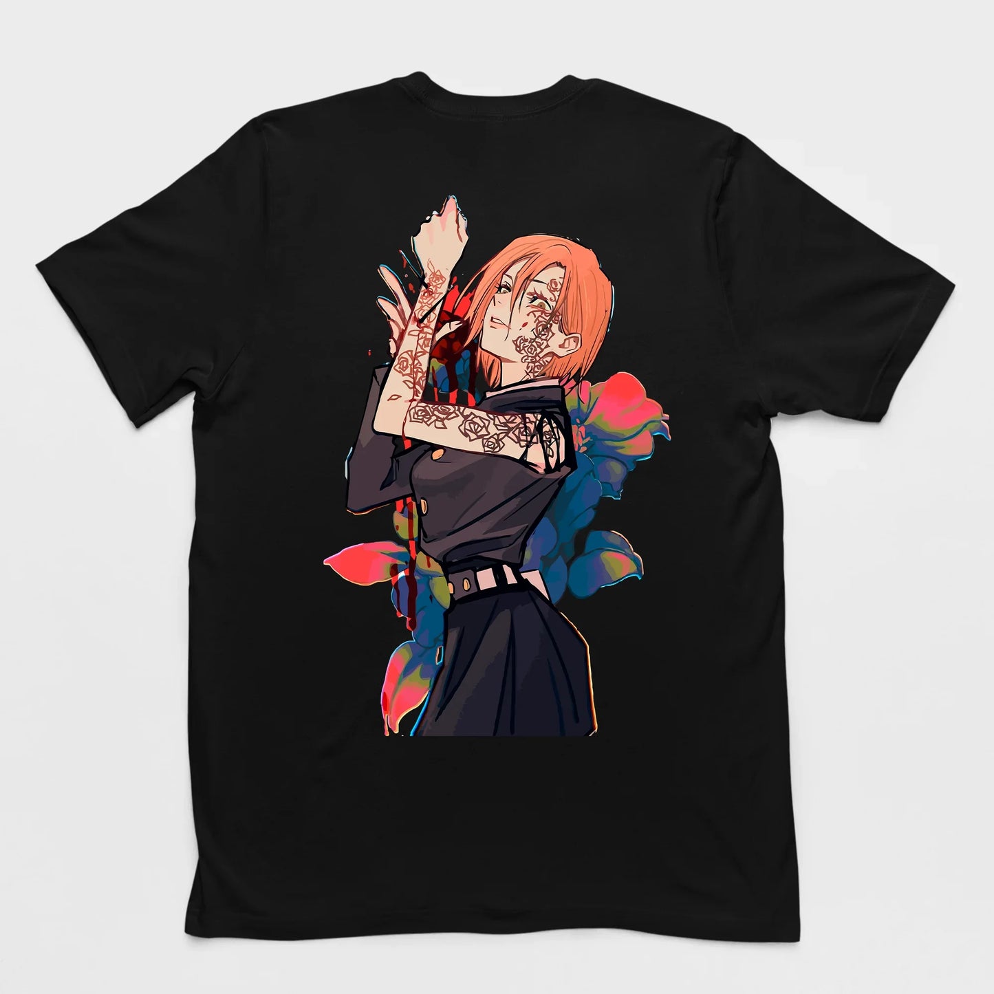 Camiseta Básica Nobara Jujutsu Kaisen- preto