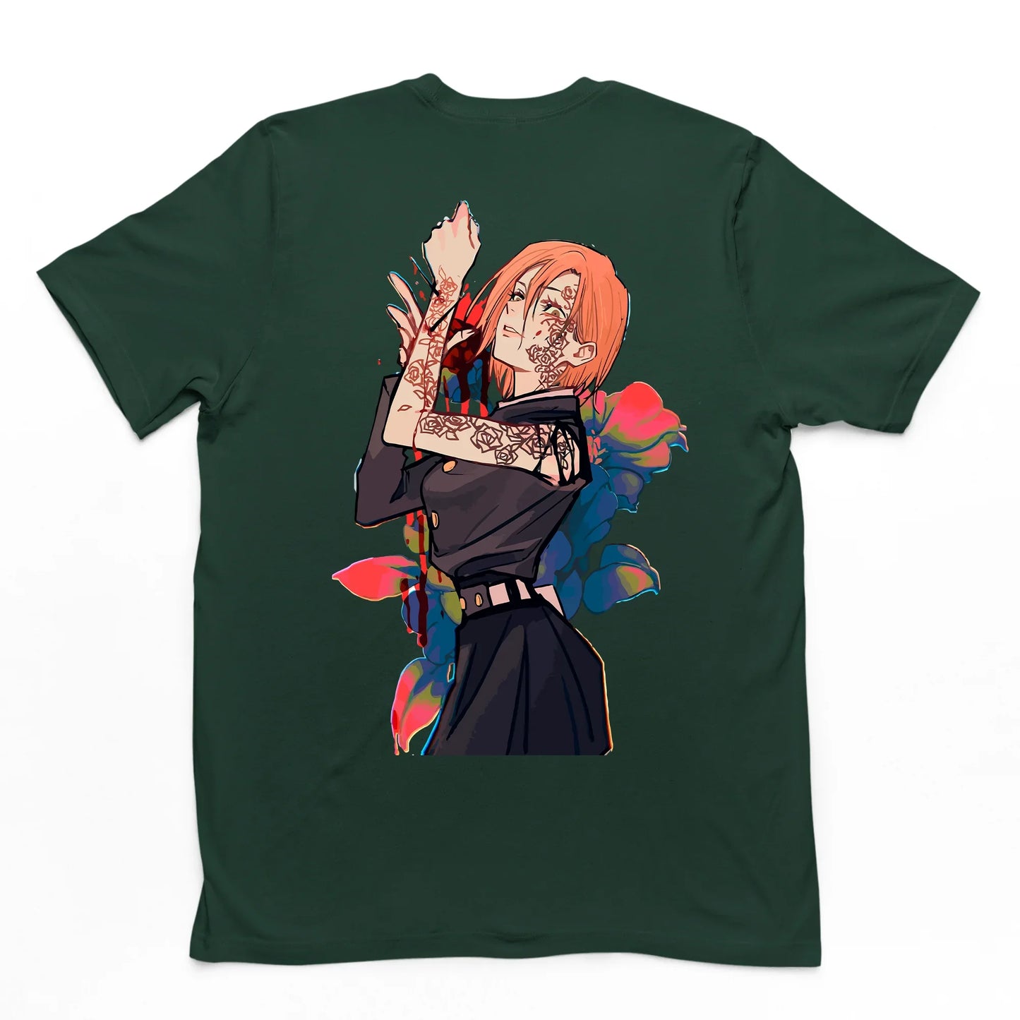 Camiseta Básica Nobara Jujutsu Kaisen- verde