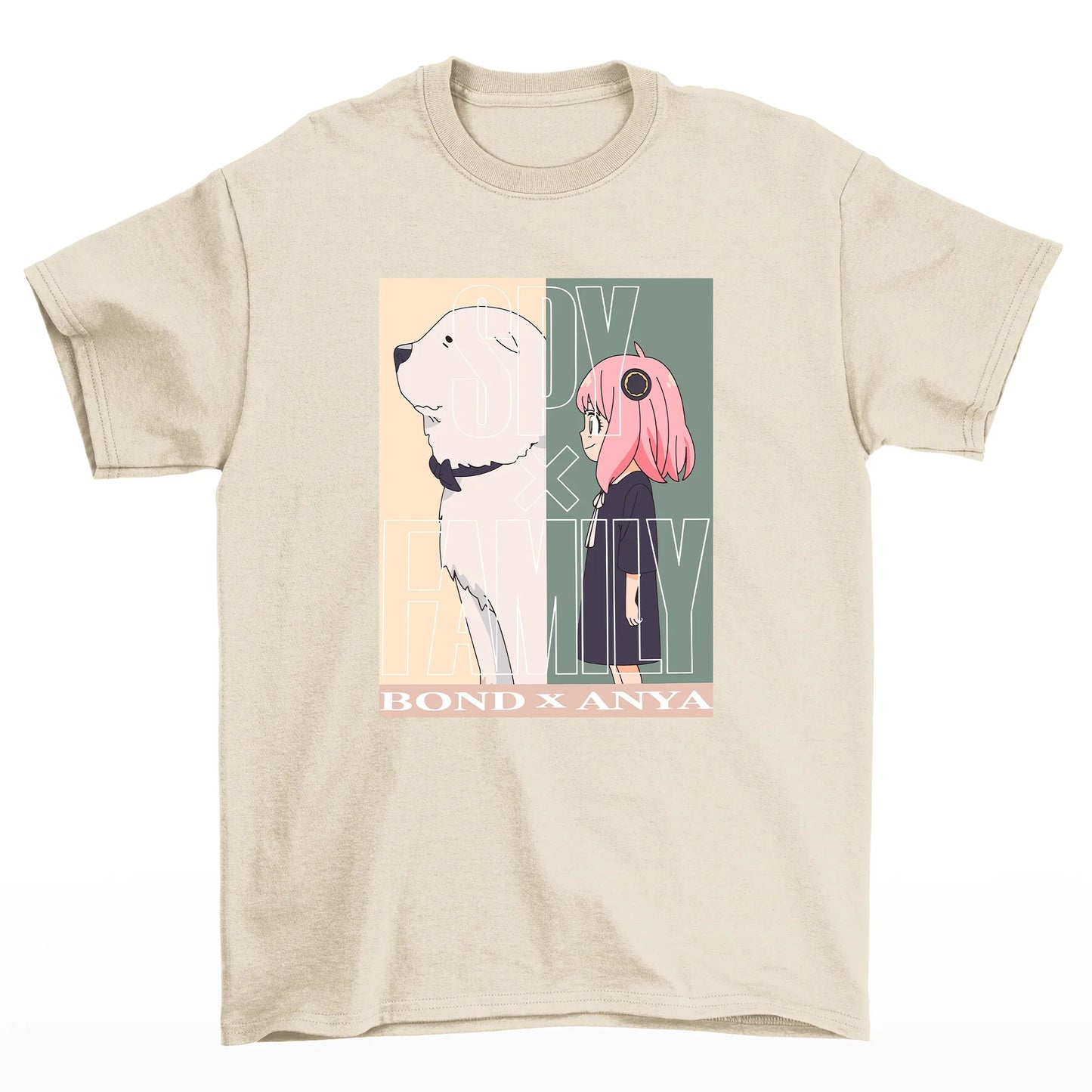 Camiseta Básica Unissex Anya X Lcon Spy X Family- Pérola