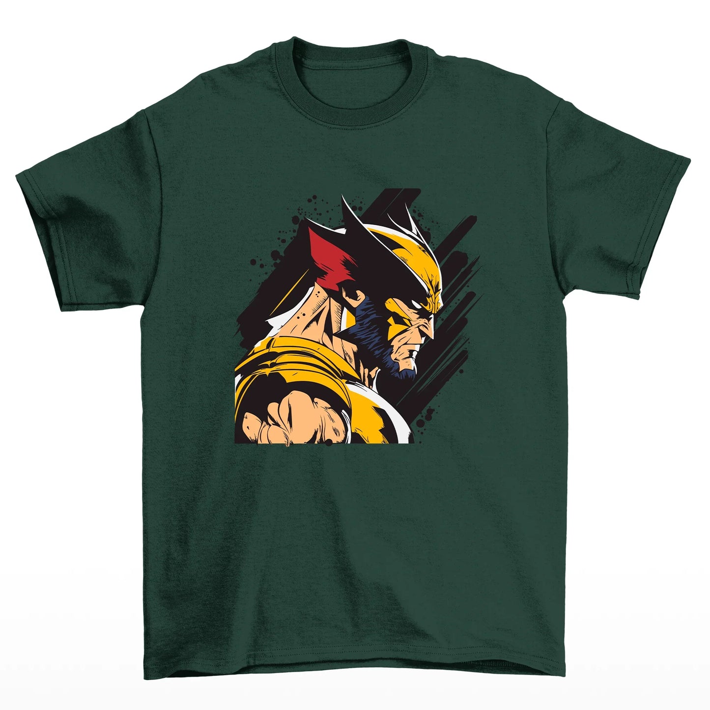 Camiseta Básica Wolverine X-Men- Verde