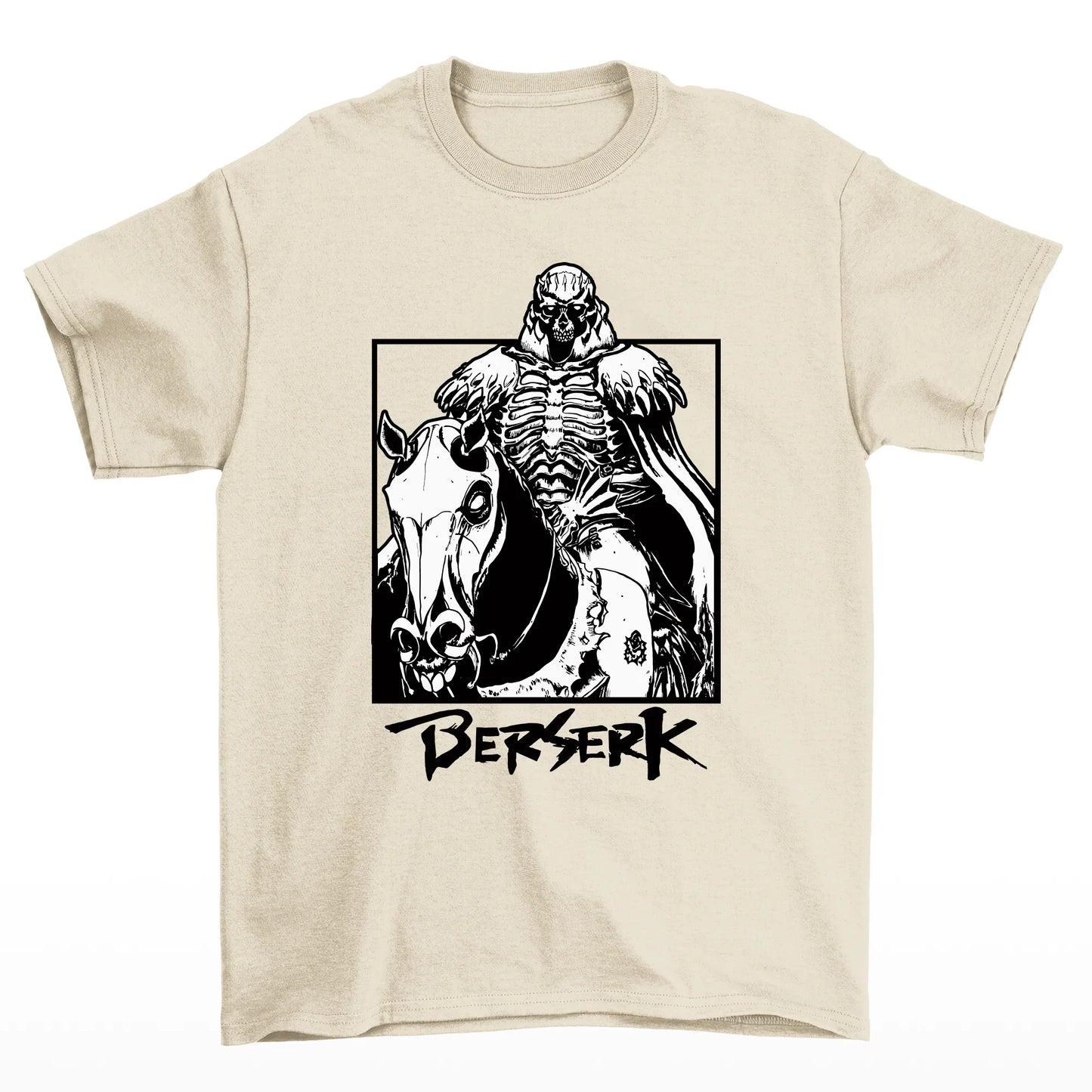 Camiseta Berserk Knight Skull- pérola