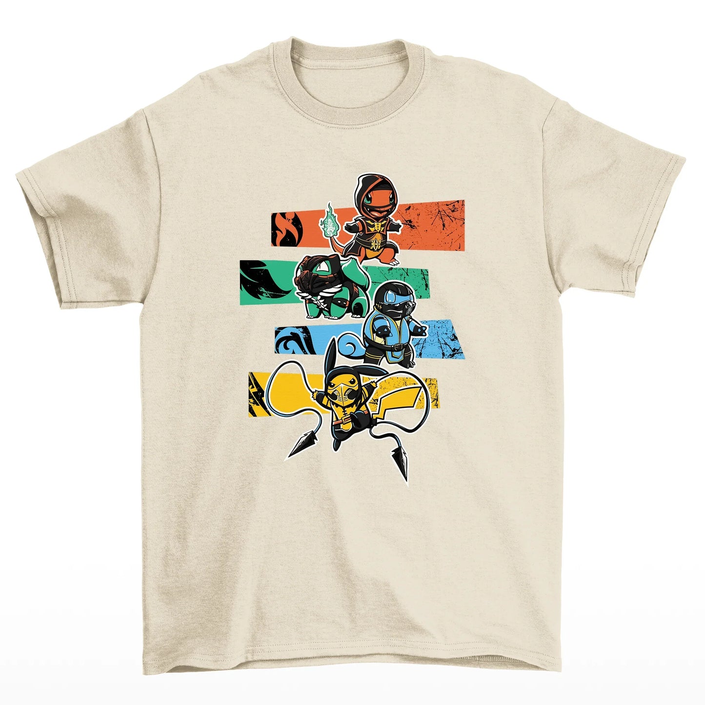 Camiseta Pokemon Ninjas- pérola