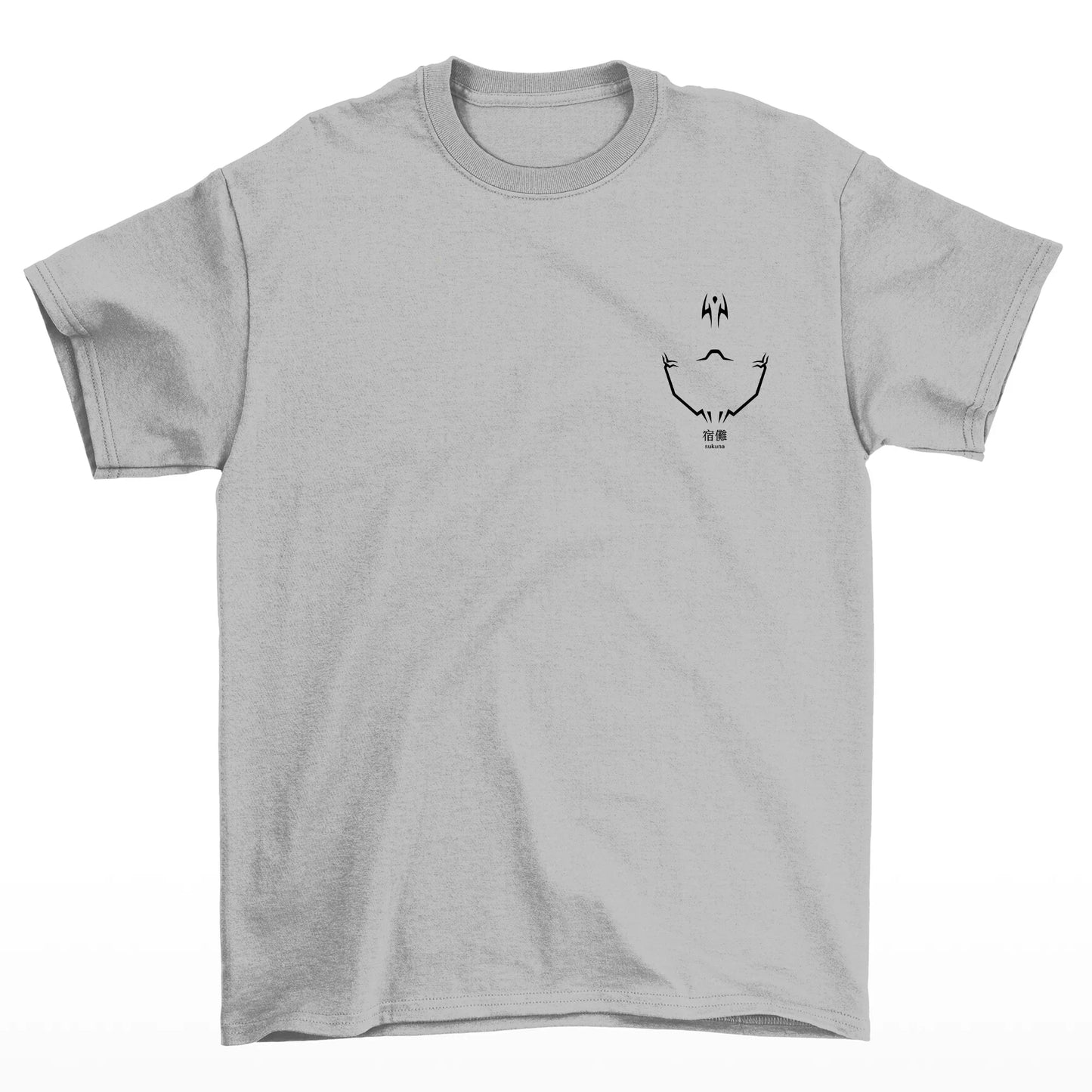 Camiseta Básica Unissex My Besto Friendo Jujutsu Kaisen- CINZA