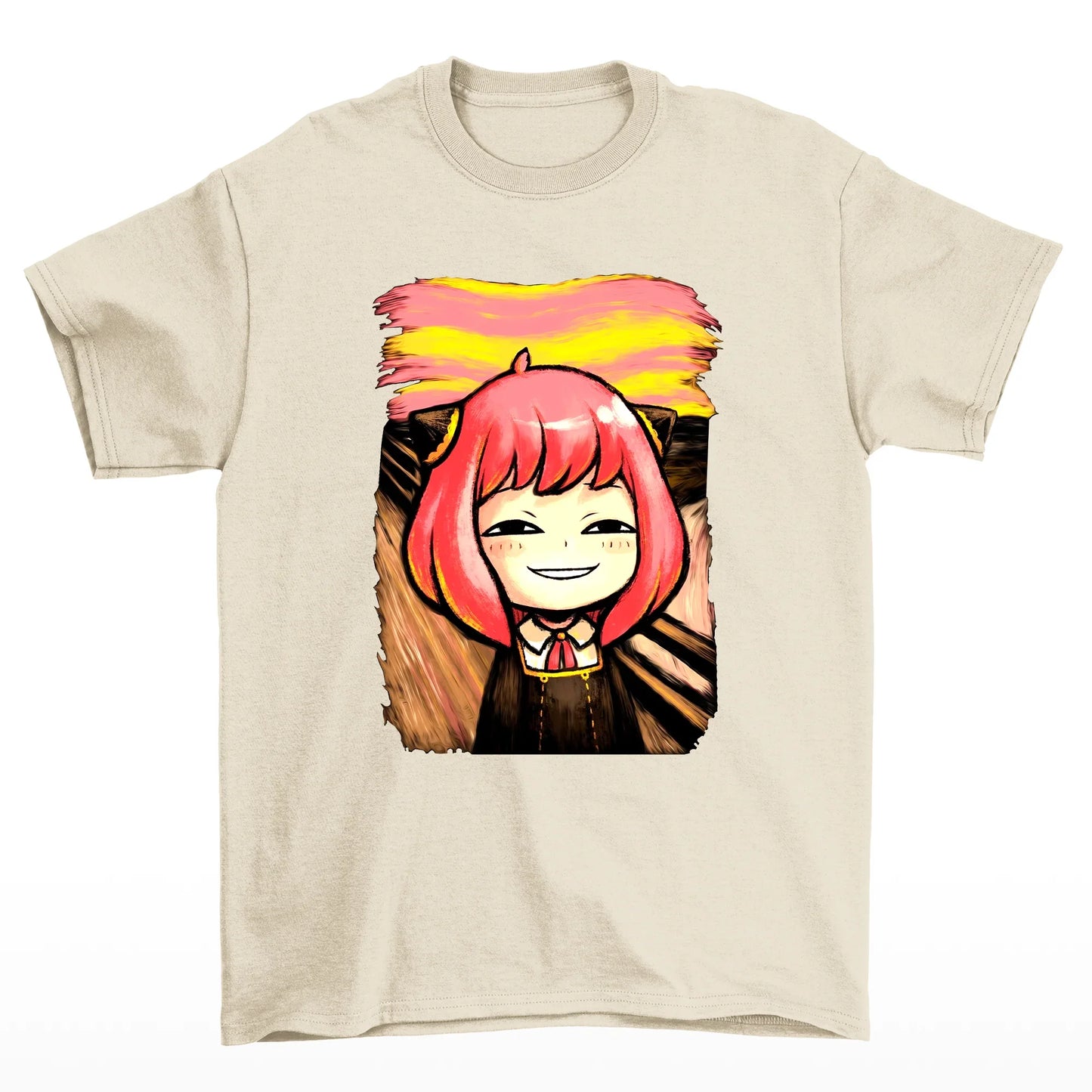 Camiseta Spy x Family Anya Pintura-pérola