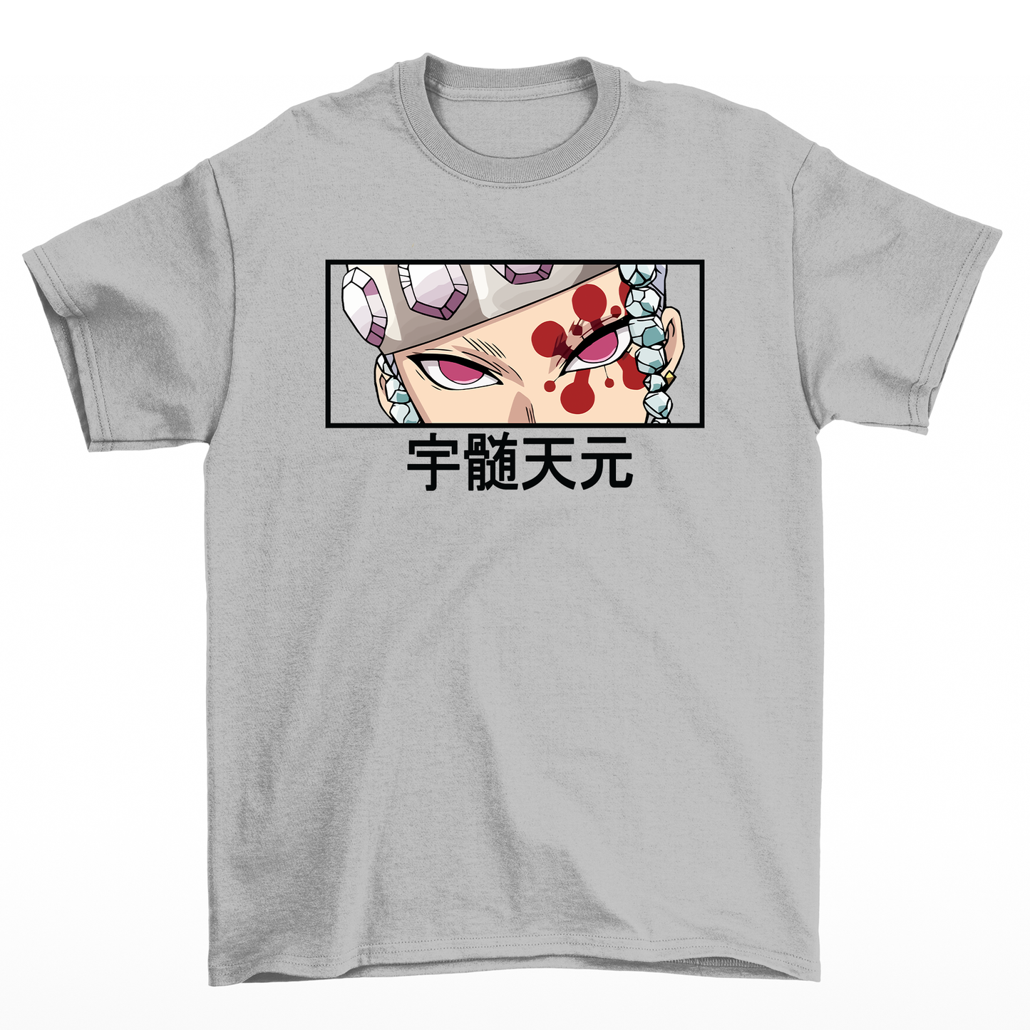 Camiseta Básica cinza Hashira do anime Demon Slayer