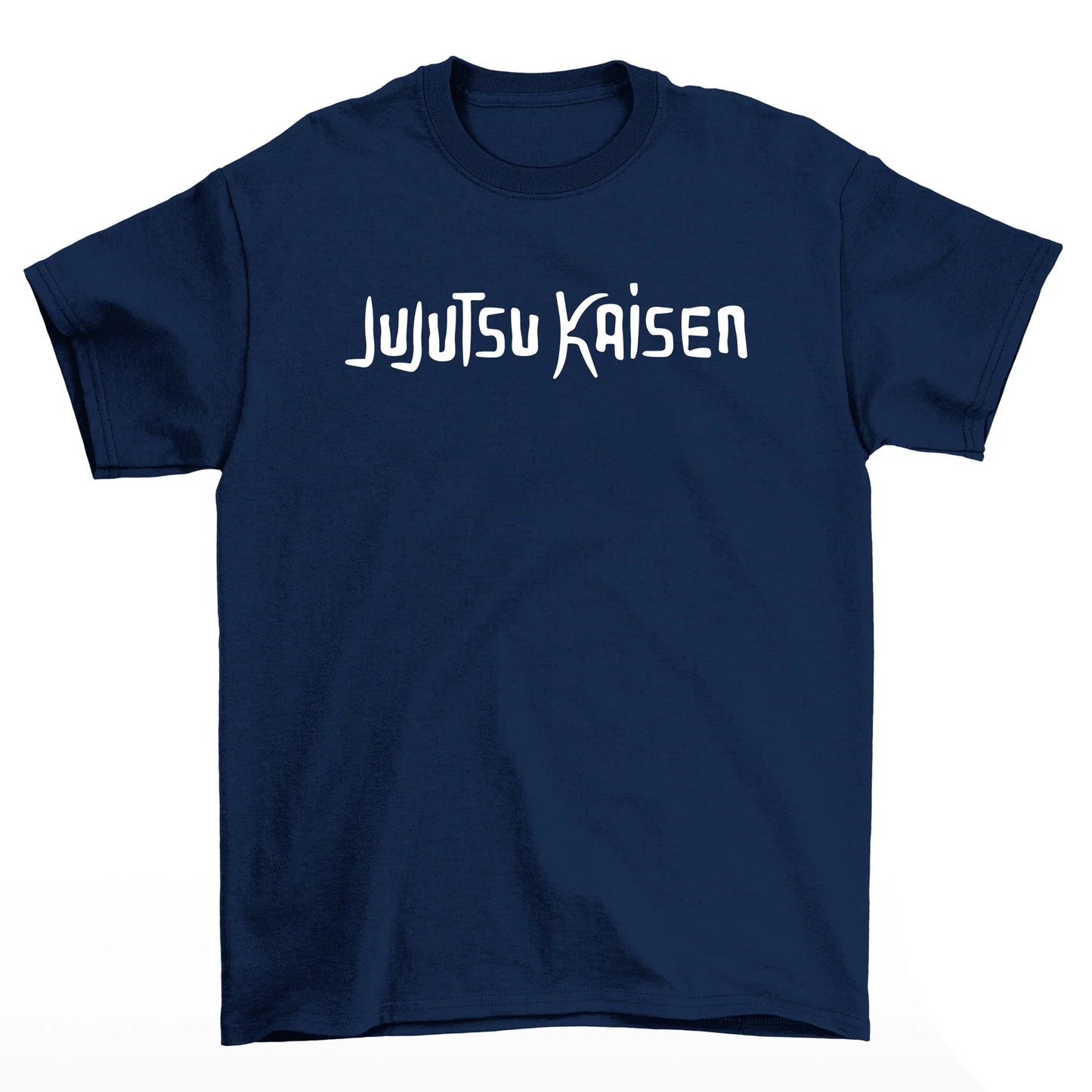 Camiseta Básica Gojou Satoru Anime Jujutsu Kaisen-azul marinho