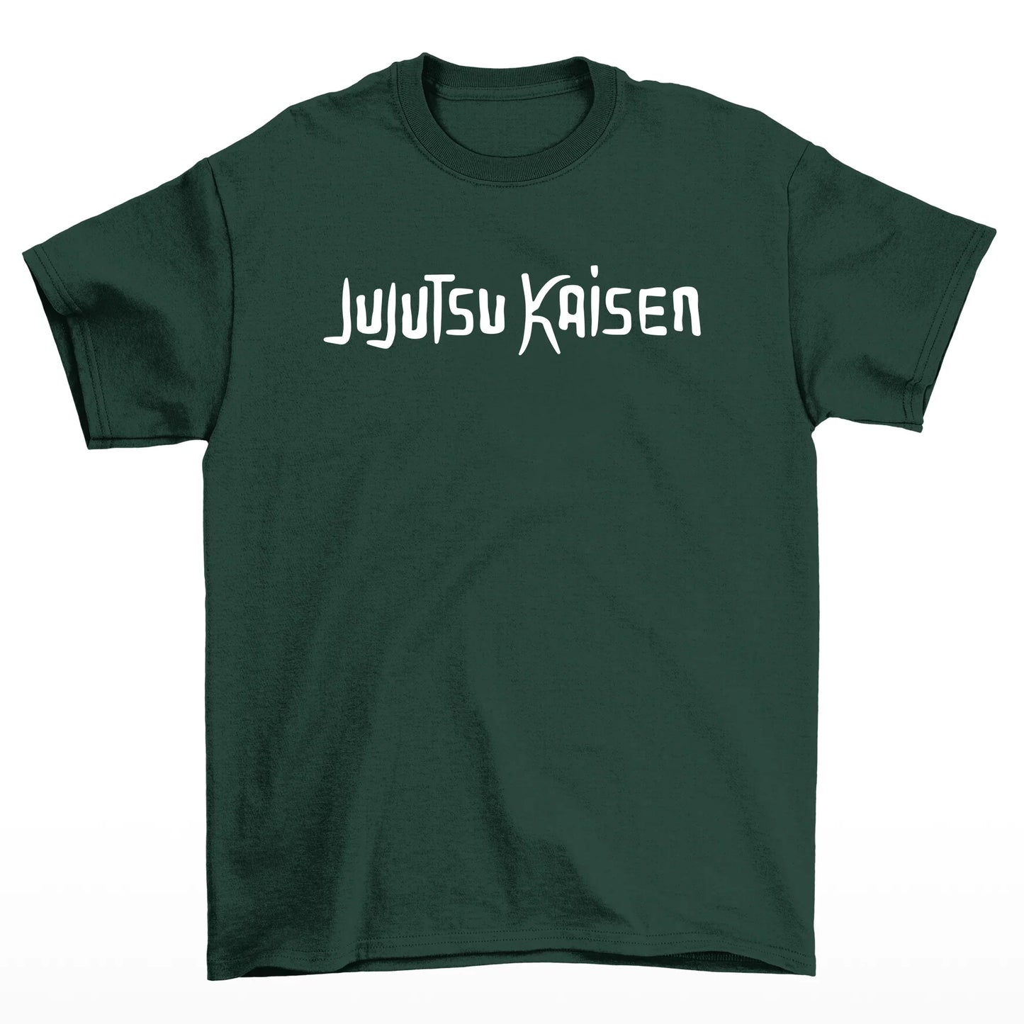 Camiseta Básica Gojou Satoru Anime Jujutsu Kaisen- verde