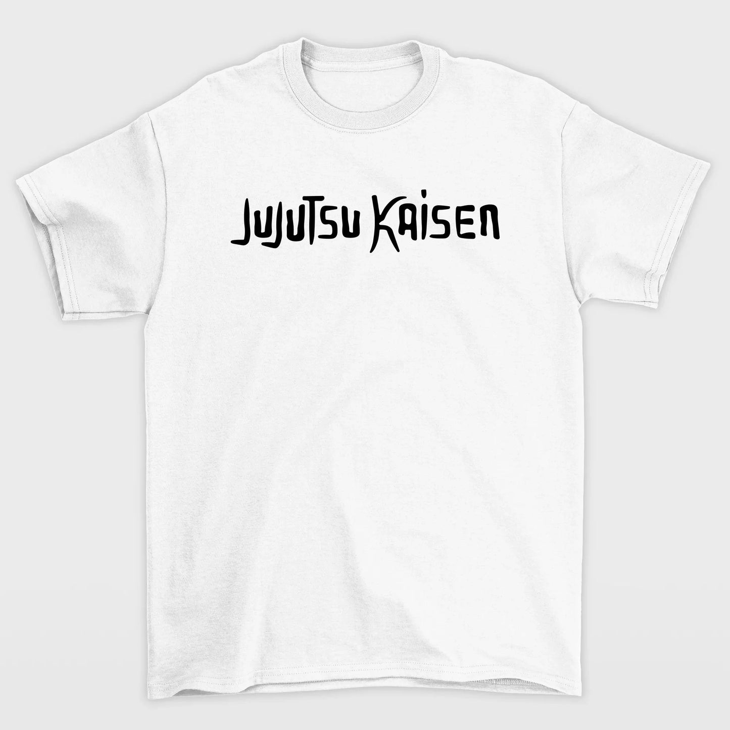 Camiseta Básica Gojou Satoru Anime Jujutsu Kaisen-branco
