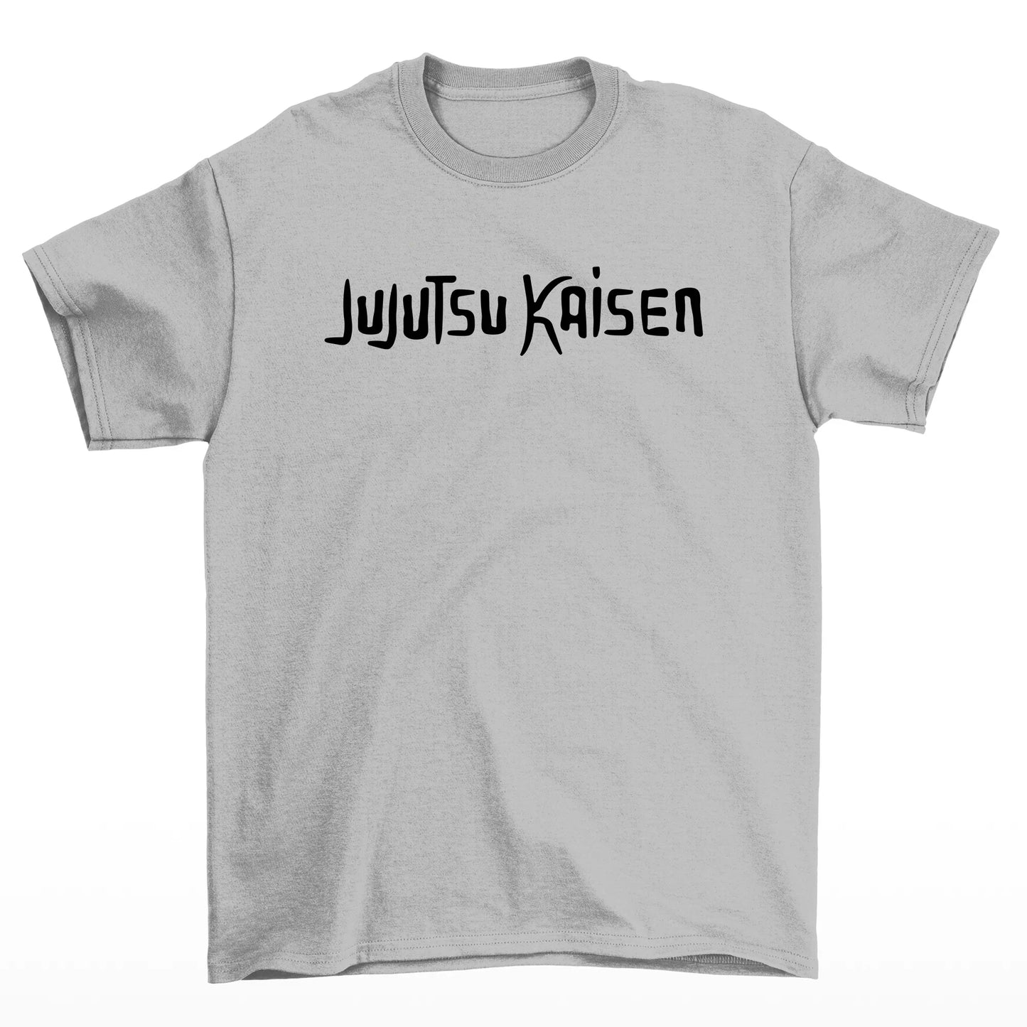 Camiseta Básica Gojou Satoru Anime Jujutsu Kaisen-cinza