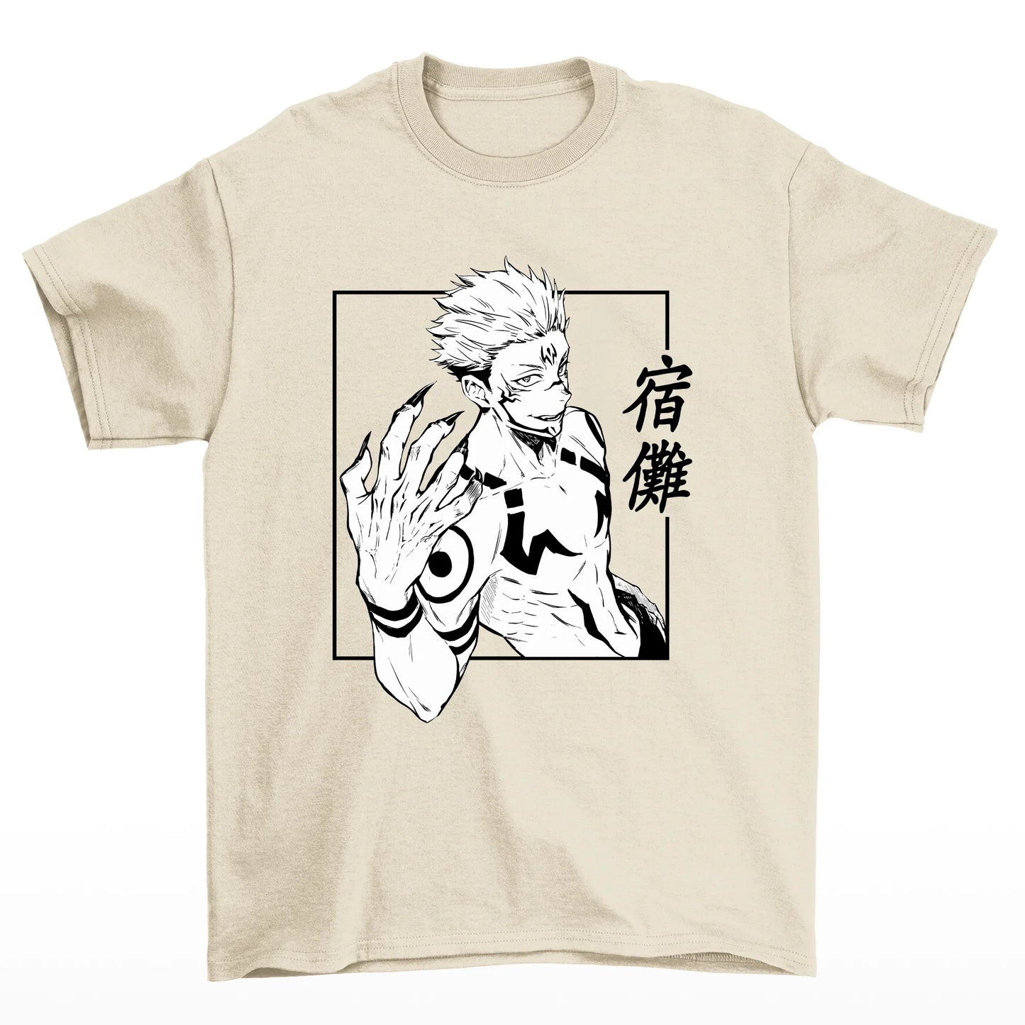 Camiseta Básica Unissex Ryomen Sukuna Domain Expansion- pérola