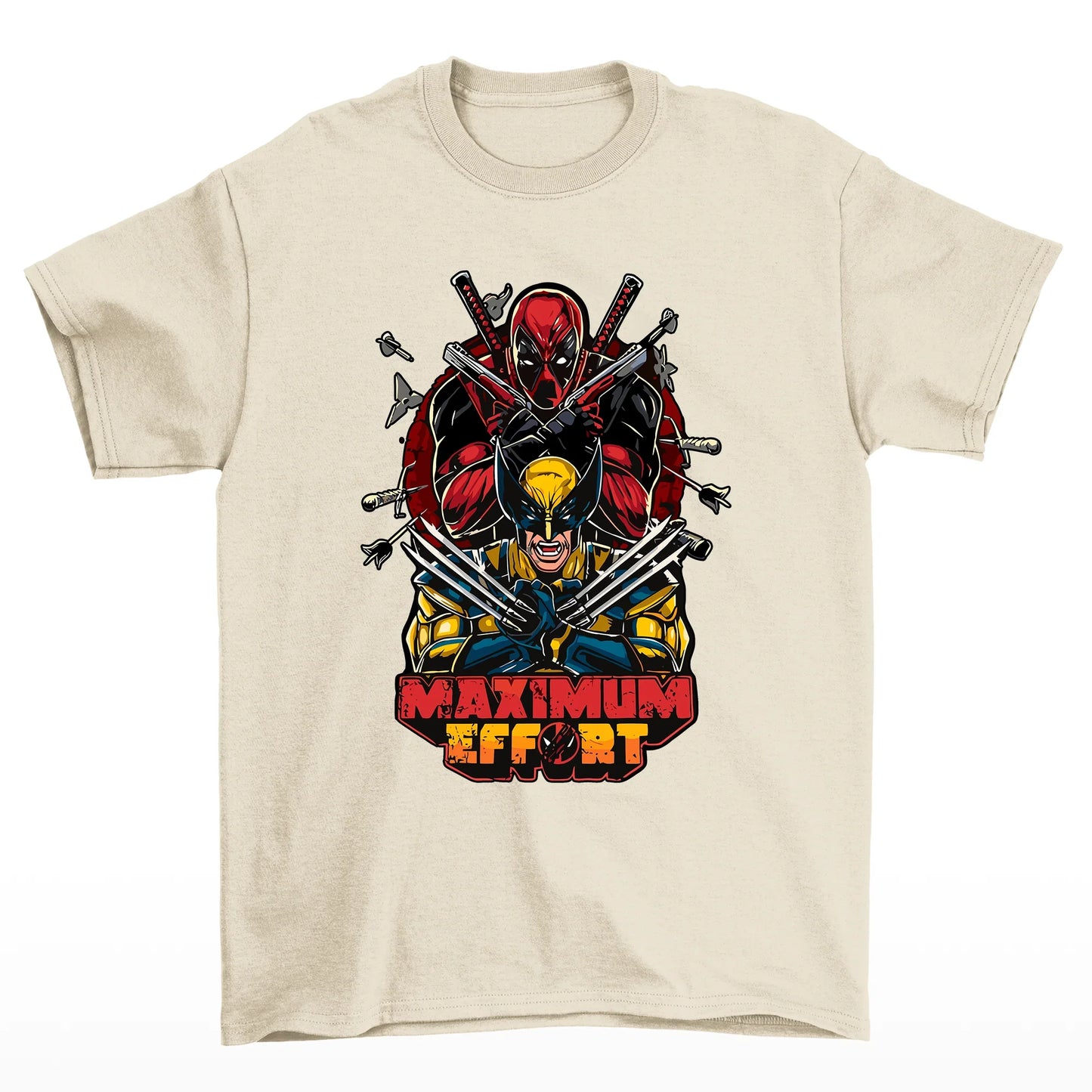 Camiseta Básica Unissex Maximum Effort Wolverine- Pérola