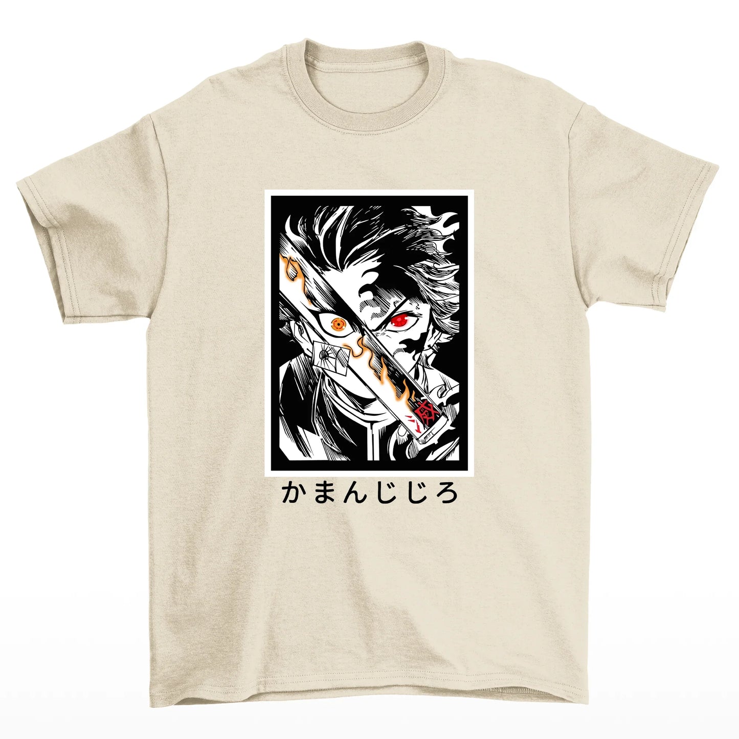 Camiseta Básica Pérola Tanjiro do anime Demon Slayer