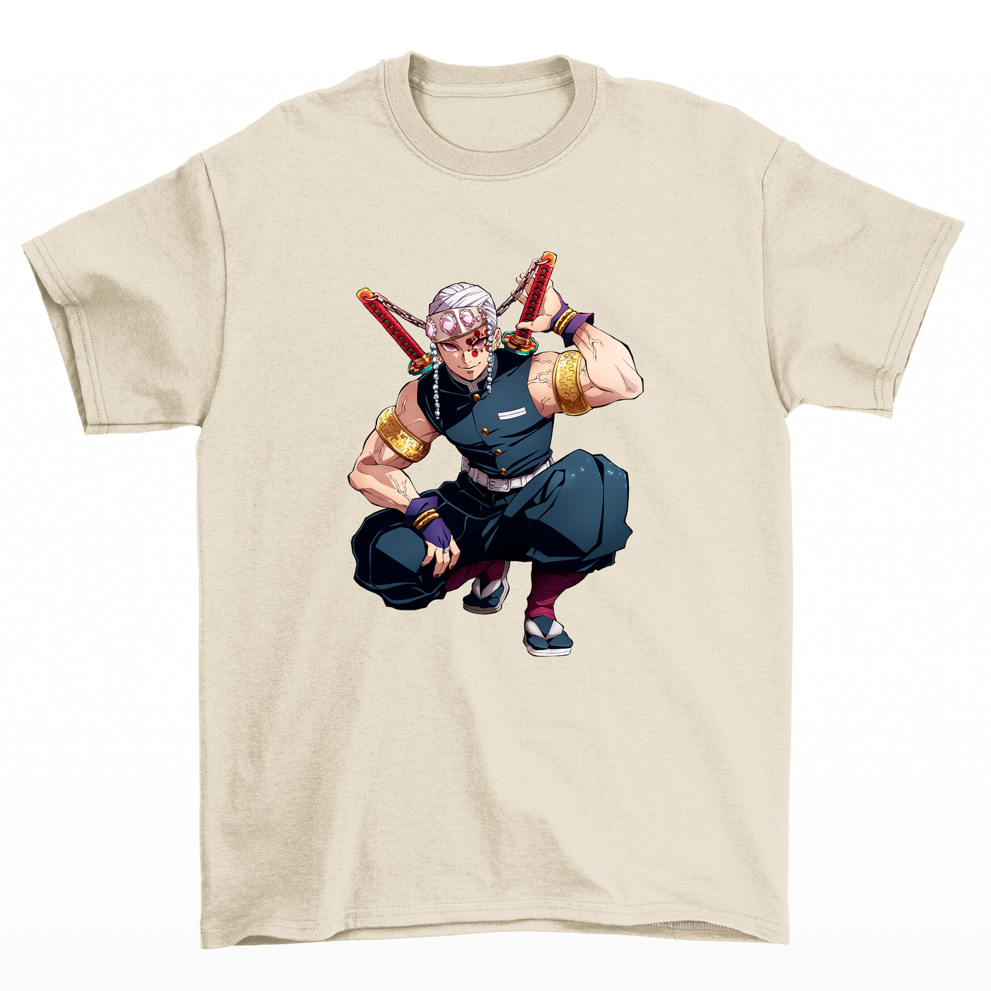 Camiseta Basica Pérola Uzui Tengen do anime Kimetsu No Yaiba