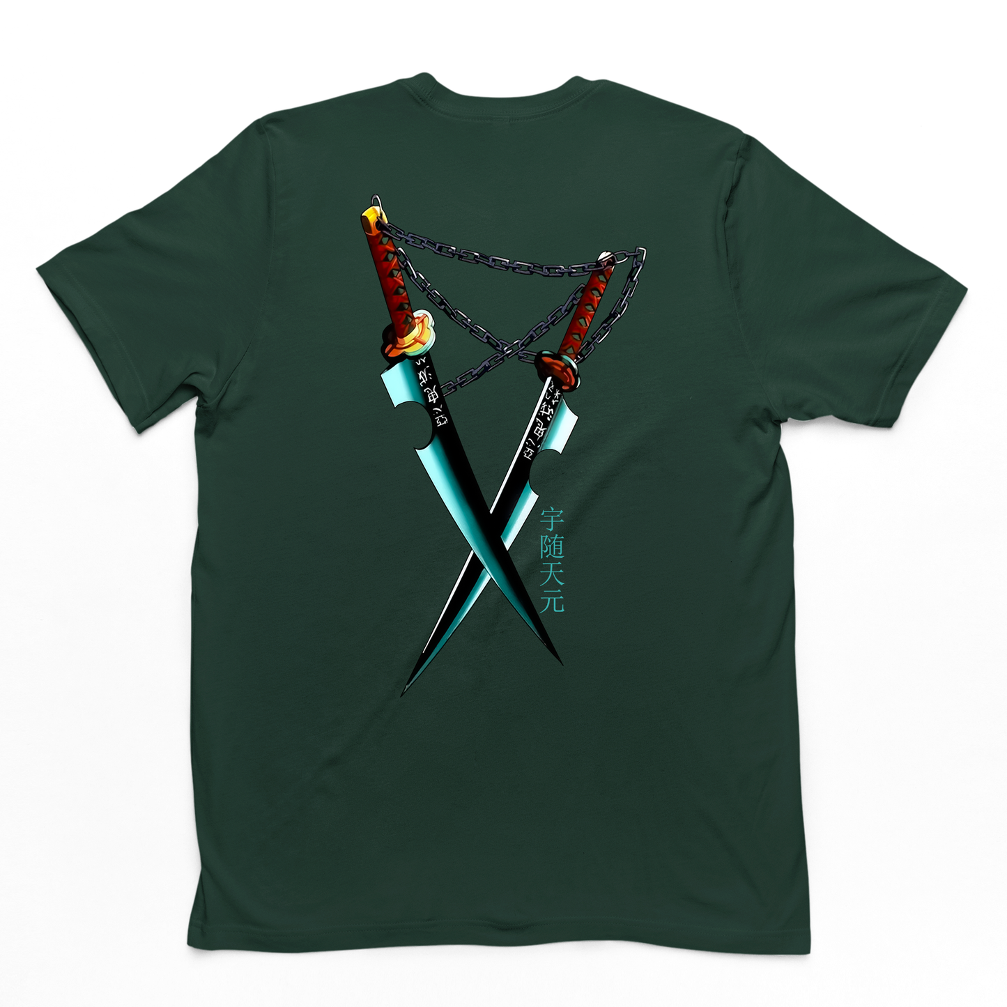 Camiseta Basica Verde Uzui Tengen do anime Kimetsu No Yaiba