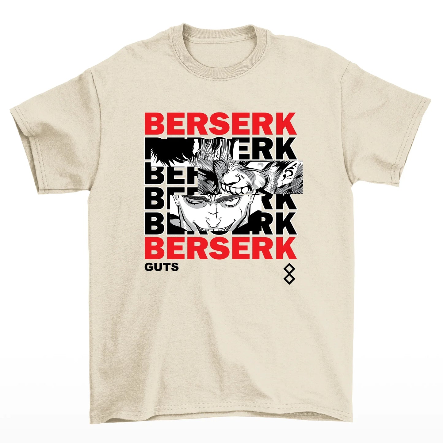 Camiseta Berserk Guts-pérola