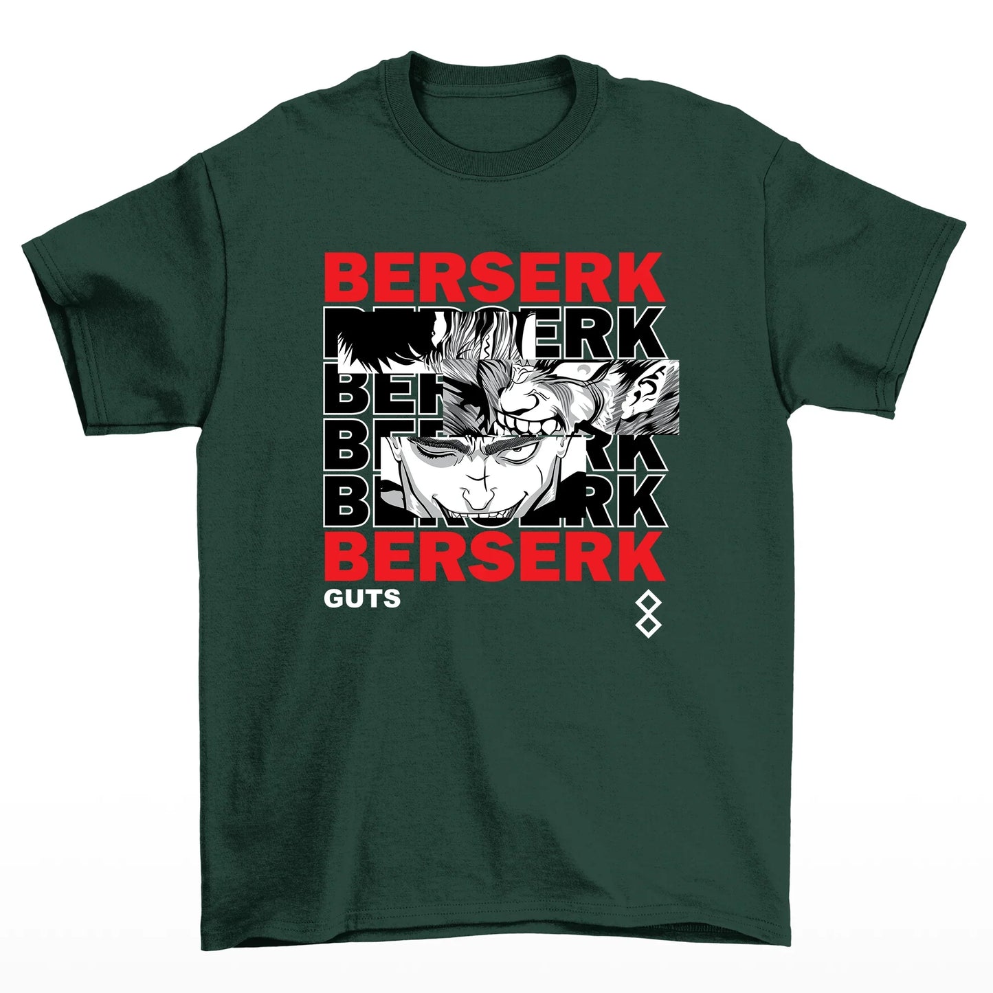 Camiseta Berserk Guts-verde
