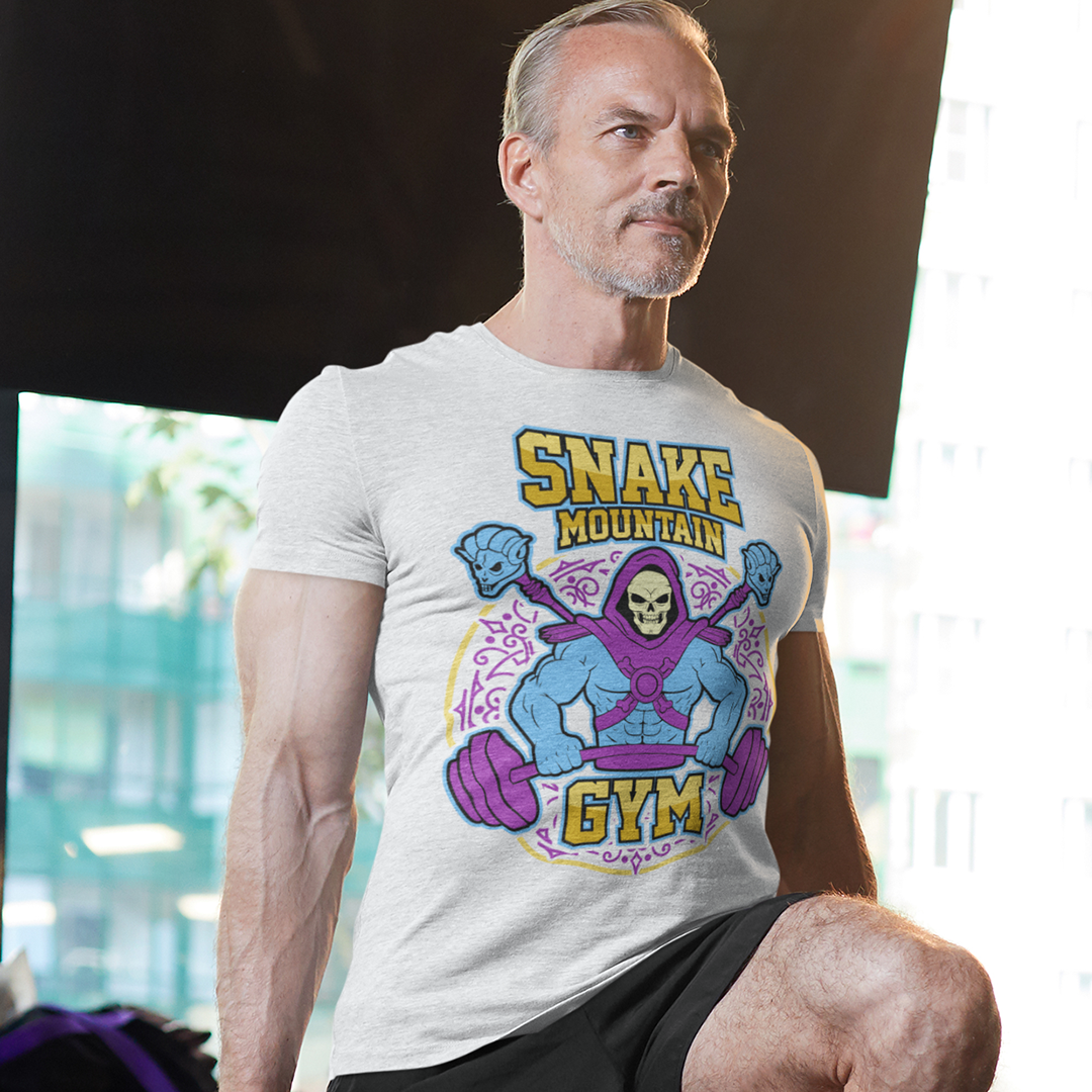 Camiseta Básica Snake Mountain Gym Skull