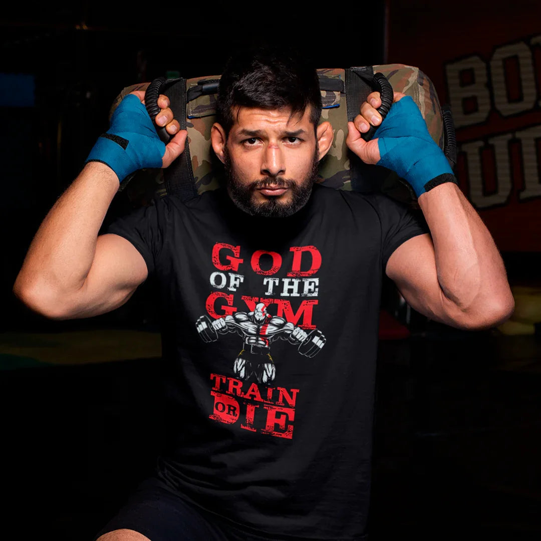 Camiseta Básica God of the Gym Kratos