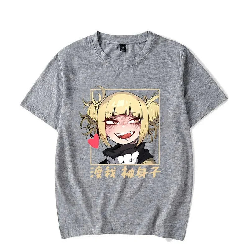 Camiseta Básica Himiko Toga Anime Boku No Hero Academia