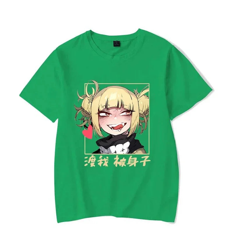 Camiseta Básica Himiko Toga Anime Boku No Hero Academia