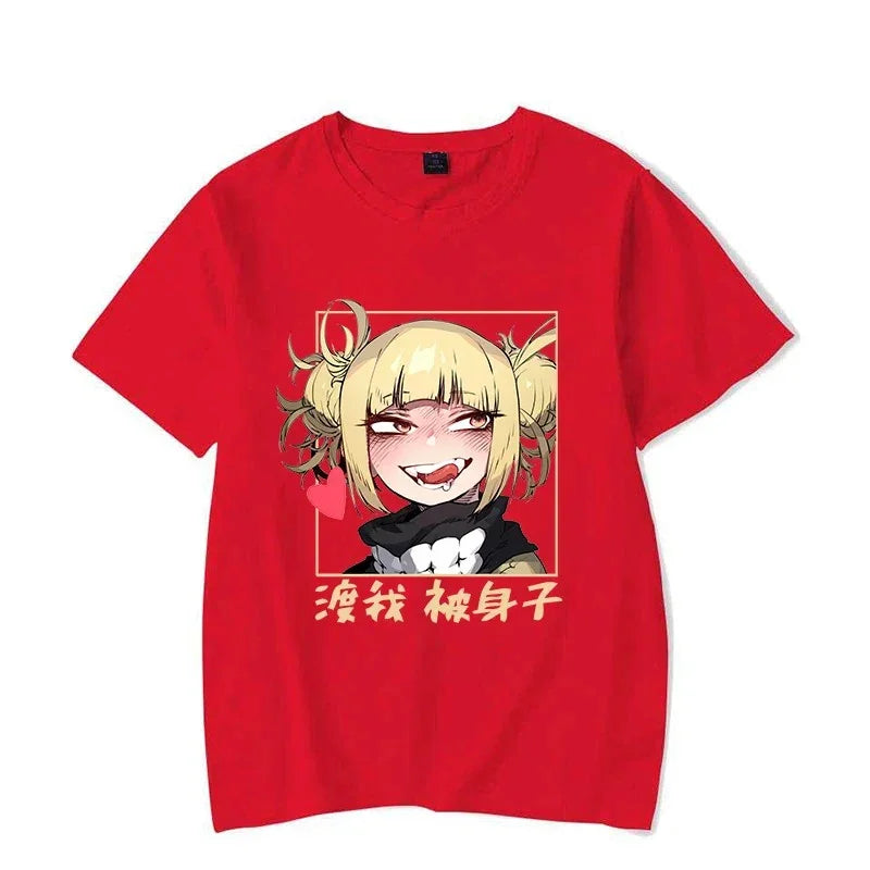 Camiseta Básica Himiko Toga Anime Boku No Hero Academia