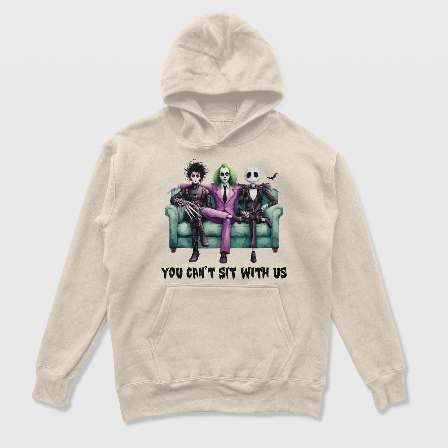 Moletom Canguru Unissex You Can't Sit With Us Beetlejuice