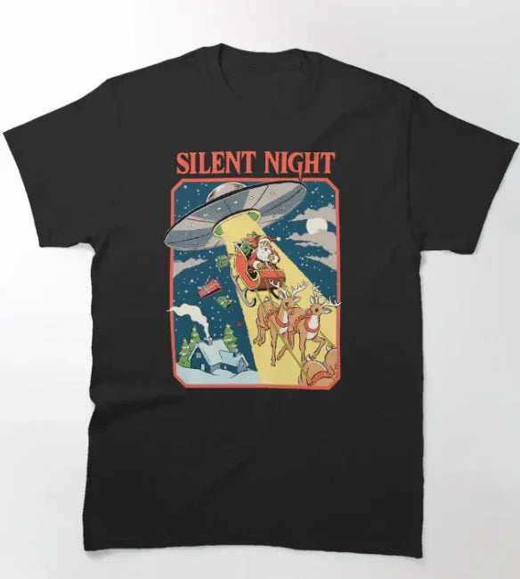 Camiseta Básica Unissex Silent Night Classic