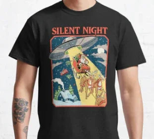 Camiseta Básica Unissex Silent Night Classic