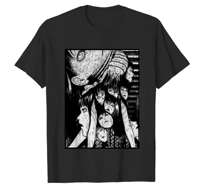 Camiseta Básica Unissex Curse Tomie Junji Ito
