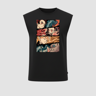 Regata Oversized Demon Slayer Tanjiro Group