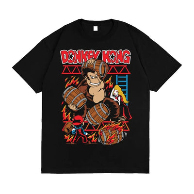 Camiseta Básica Unissex Donkey Kong Game