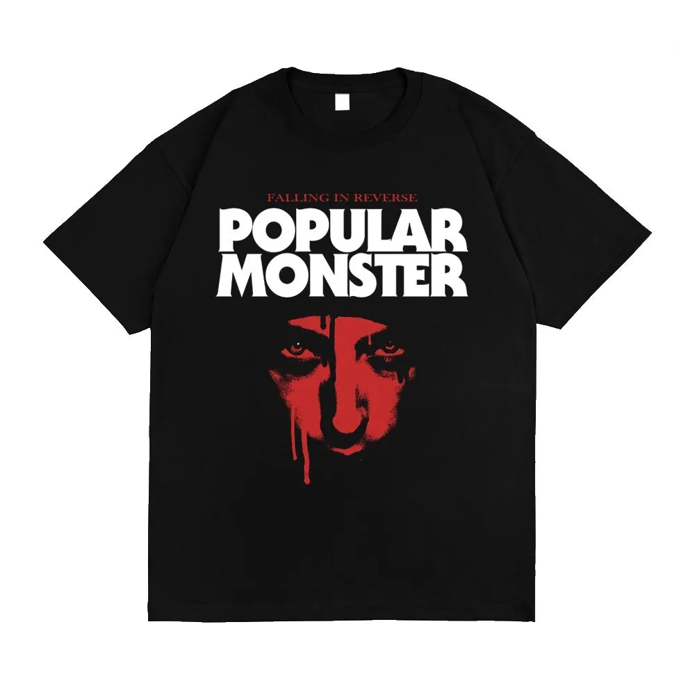 Camiseta Básica Unissex Falling In Reverse Popular Monster