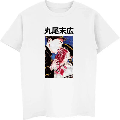 Camiseta Básica Unissex Horror Melt Face Junji Ito
