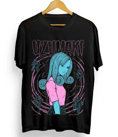 Camiseta Básica Unissex Junji Ito Uzumaki Girl