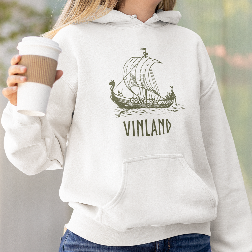 Moletom Canguru Vinland Saga Vinland Ship-branco