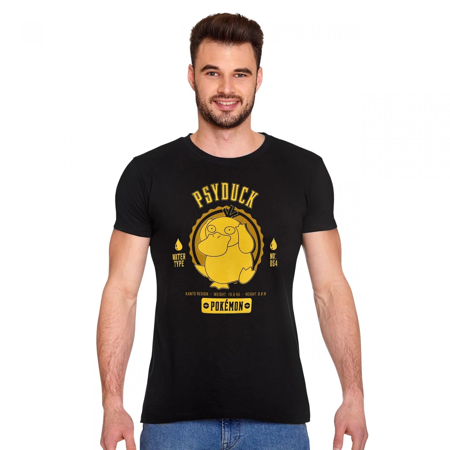 Camiseta Básica Unissex Psyduck Water Type Pokémon