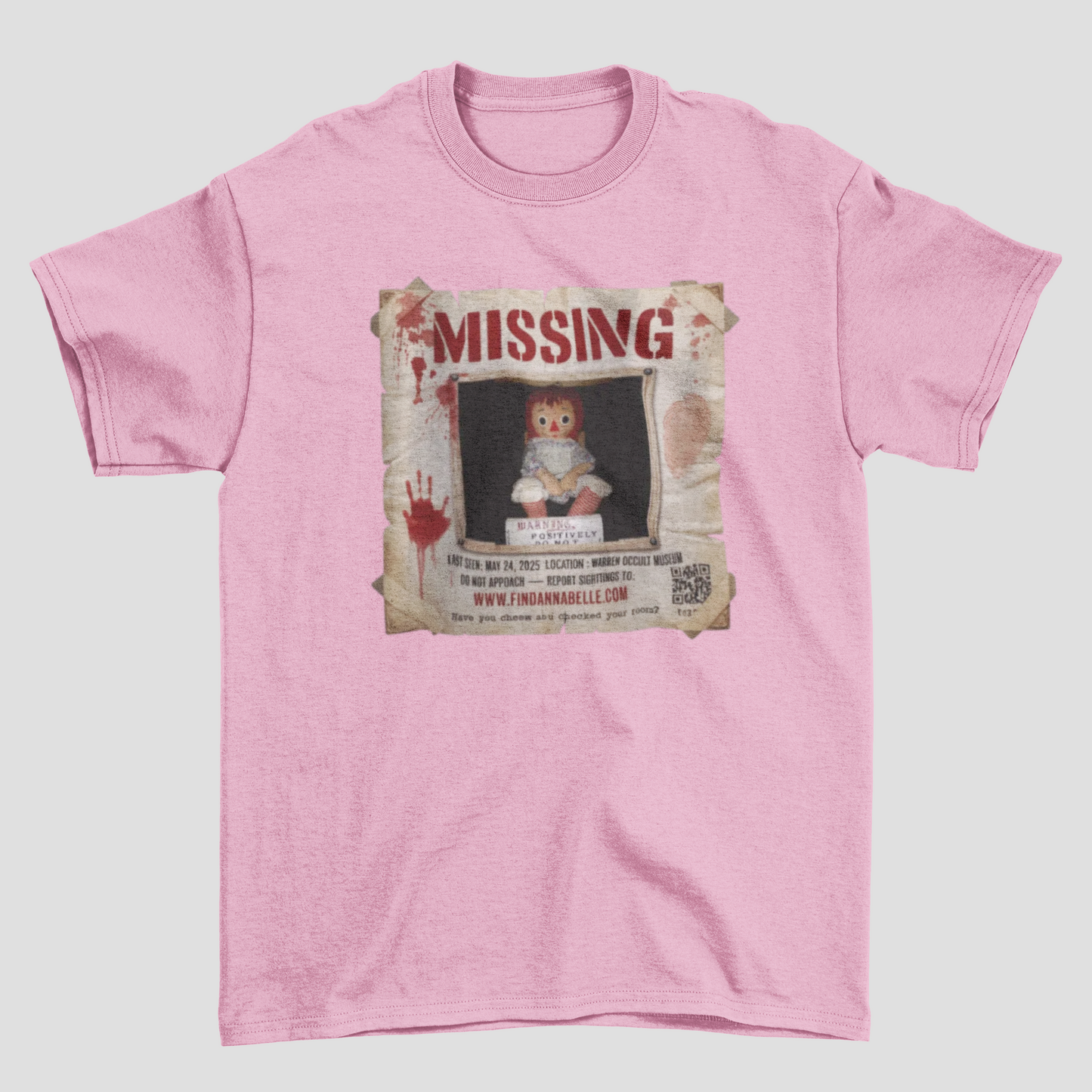 Camiseta Básica Unissex Invocação do Mal Find Annabelle