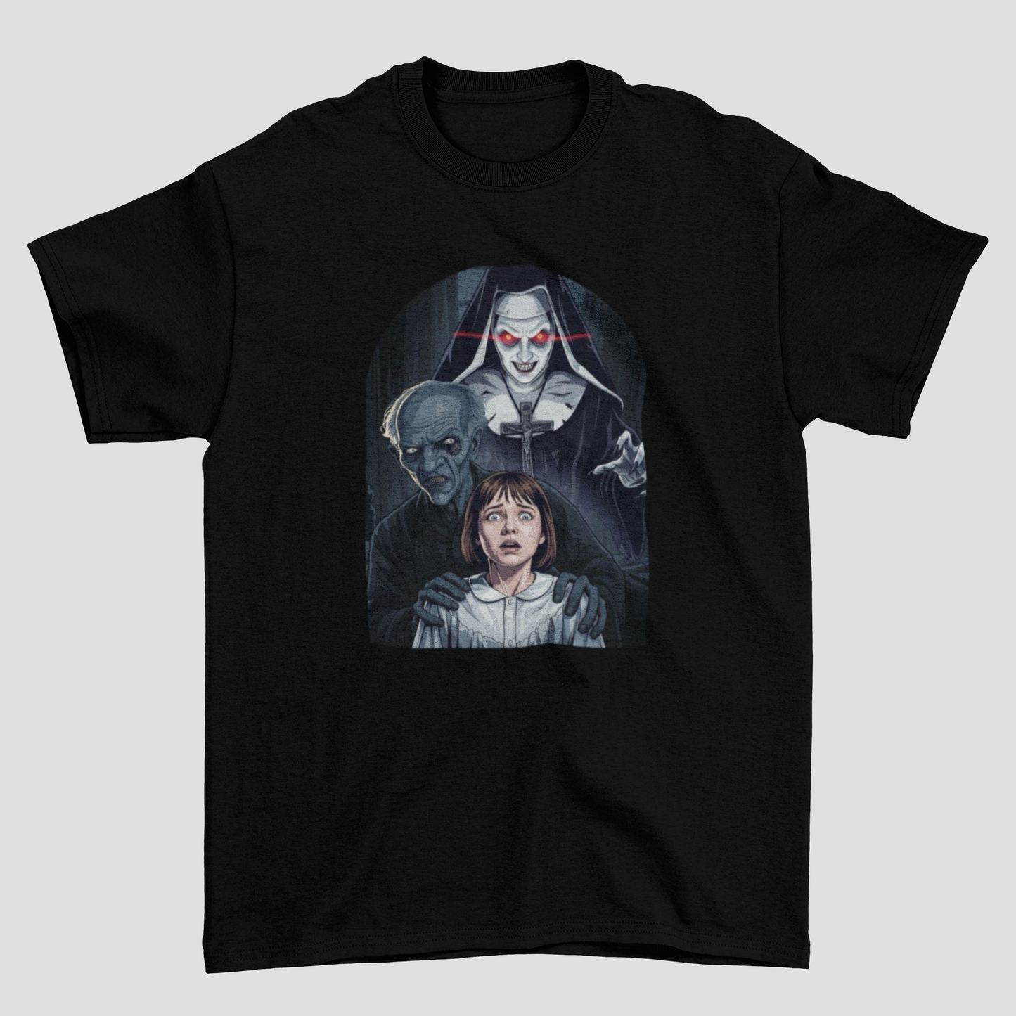 Camiseta Básica Unissex Invocação do Mal Illustration