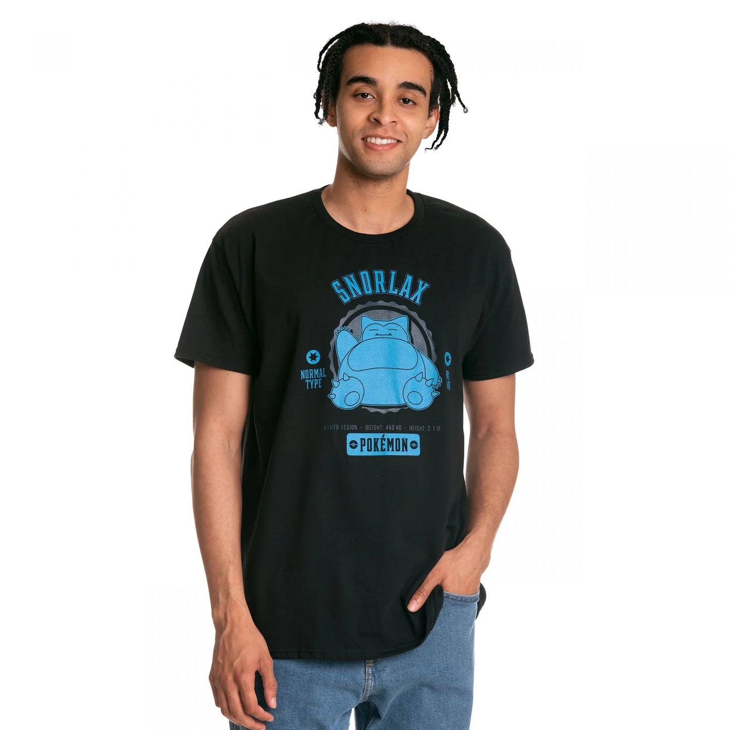 Camiseta Básica Unissex Snorlax Normal Type Pokemon